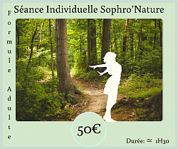 Séance de sophrologie individuelle adulte au grand air , en exterieur/ nature