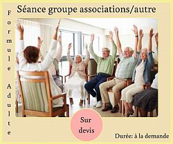 séance de sophrologie de groupe adulte associations/ autre