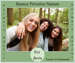 Séance de sophrologie privative en exterieur/nature