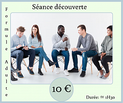 Séance de groupe découverte de la sophrologie pour adulte