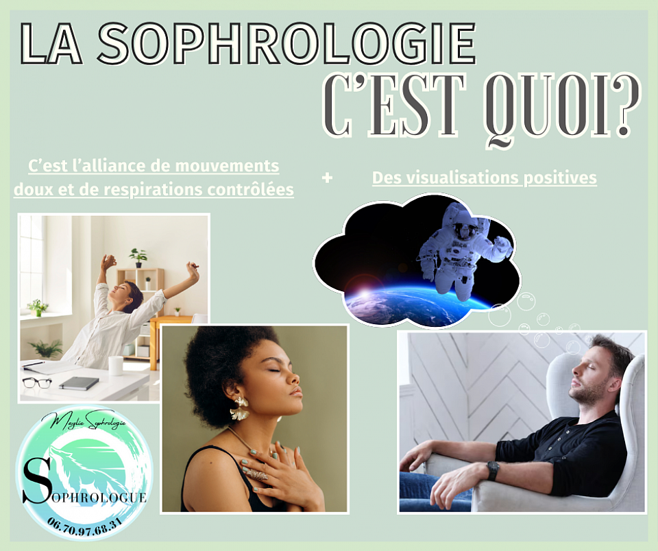 La sophrologie c'est quoi ? mouvements doux, respirations controlées, visualisations positive