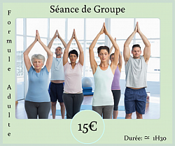 Séance de sophrologie de groupe pour adultes