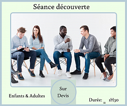 Séance de groupe découverte de la sophrologie à destination des adultes ou des enfants